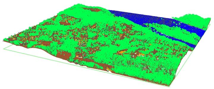 Lidar Remote Sensing map