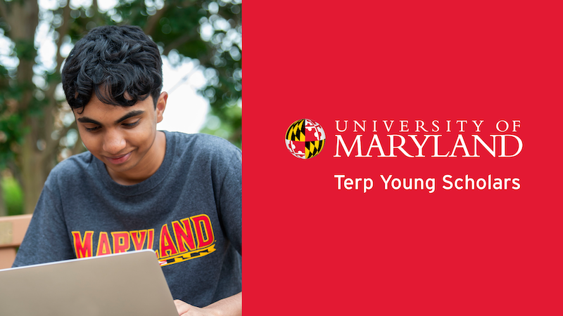 Terp Scholar Poster with Student