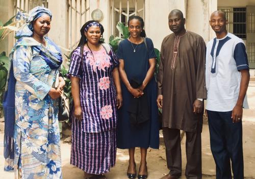 LWR and UMD visit the Commissioner for  Système d'Alerte Précoce (SAP) (Early Warning)