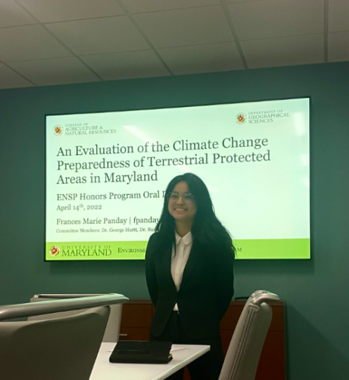 Marie with presentation
