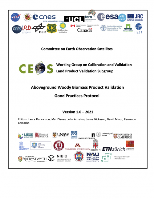 The CEOS biomass protocol was endorsed March 23, 2021