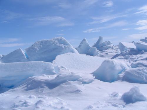Sea ice in the Arctic Ocean