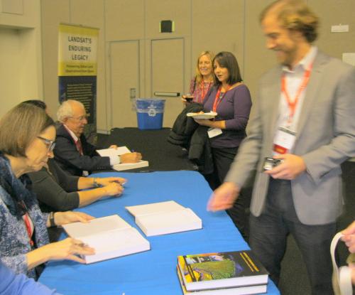 book signing Landsat book at Pecora 20