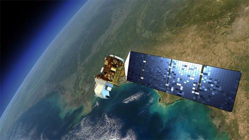 Land satellite image