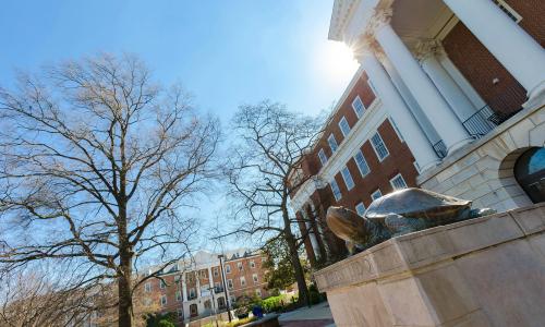 testudo outside McKeldin