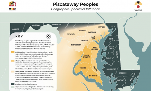 Map of Piscataway Land