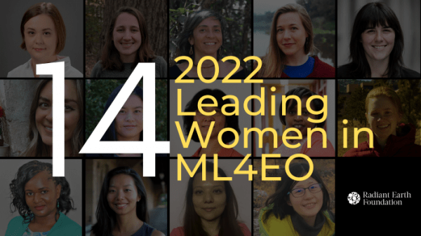 Image grid of 2022 Leading Women in ML4EO awardees