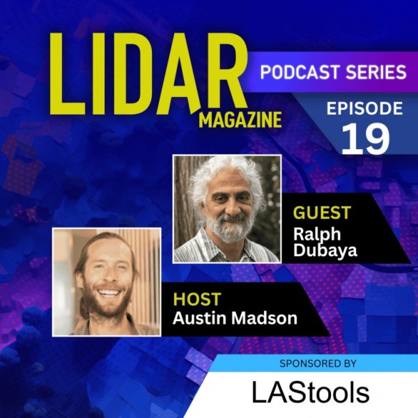 Cover image for the Lidar Magazine podcast series, showcasing episode highlights from issue 19.
