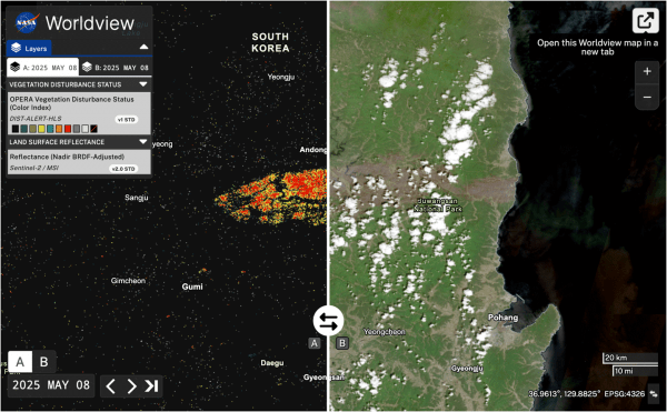 Landsat maps