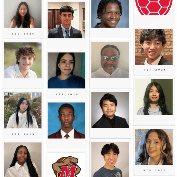 Fourteen-photo collage with headshots of students from the High School Internship Program