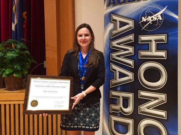 Belen Franch. NASA Honor Award for Early Career Public Achievement