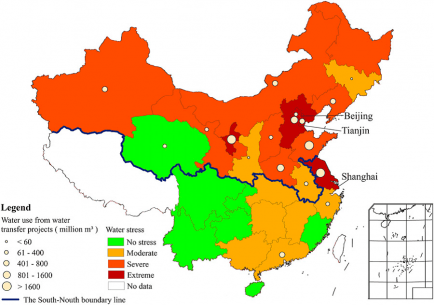 Study published in PNAS assesses effects of real and virtual water transfers in China