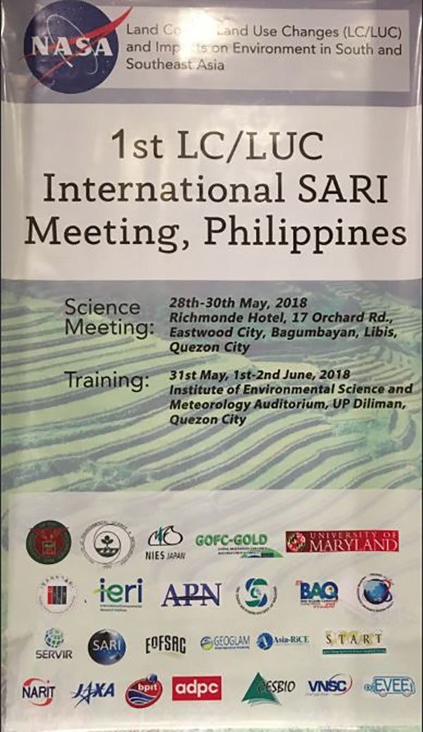 NASA LCLUC SARI Meeting details poster