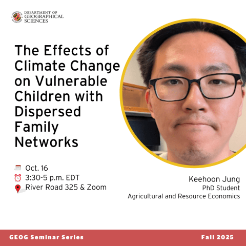 The Effect of Climate Change of Vulnerable Children and Dispersed Family Networks