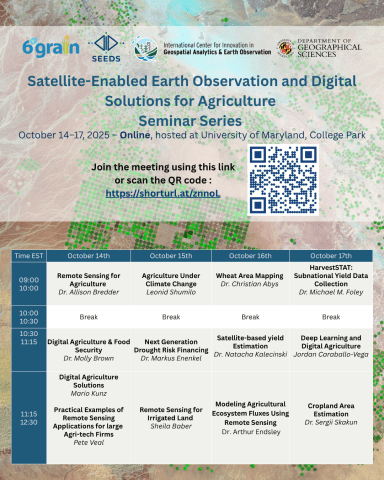 Agenda for seminar series