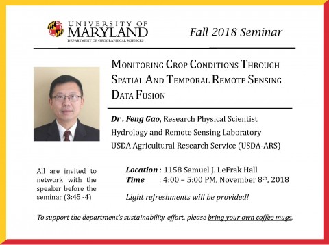 Seminar with Dr. Feng Gao on 11/08/2018