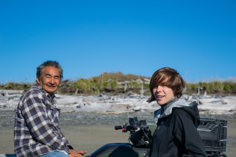 Dr. Victoria Herrmann in the field in Alaska