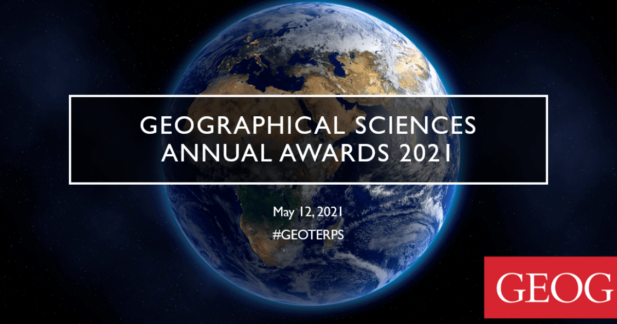 Students, Faculty, and Staff Honored at Annual Geographical Sciences ...